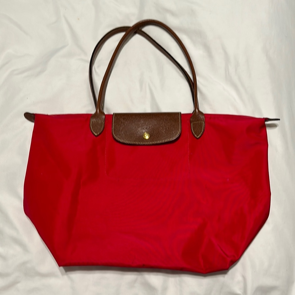Red Long Champ bag